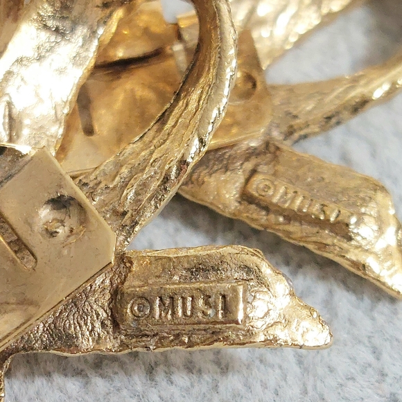Vintage Musi Bow Gold Tone Shoe Clips - Picture 4 of 5